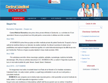 Tablet Screenshot of centrulmedicalbiomedica.ro